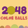 2048 Colour Balls-Strategic Prowess in this Intense Gaming Challenge!